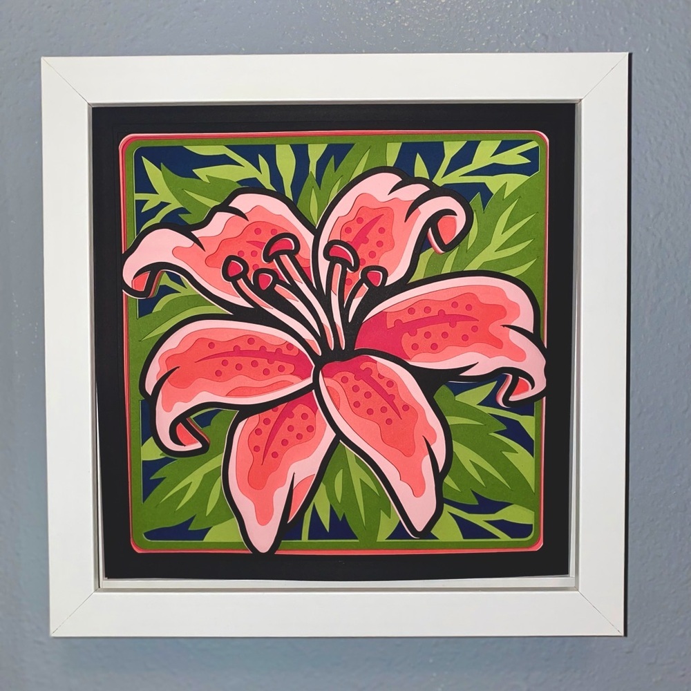 3D Lily Shadowbox - Picture 7 of 8